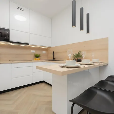 公寓 Przytulny Z Parkingiem I Tarasem W Warszawie By Renters 华沙