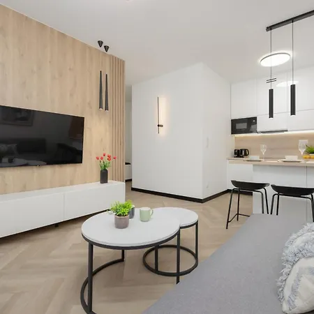 Apartmán Przytulny Z Parkingiem I Tarasem W Warszawie By Renters